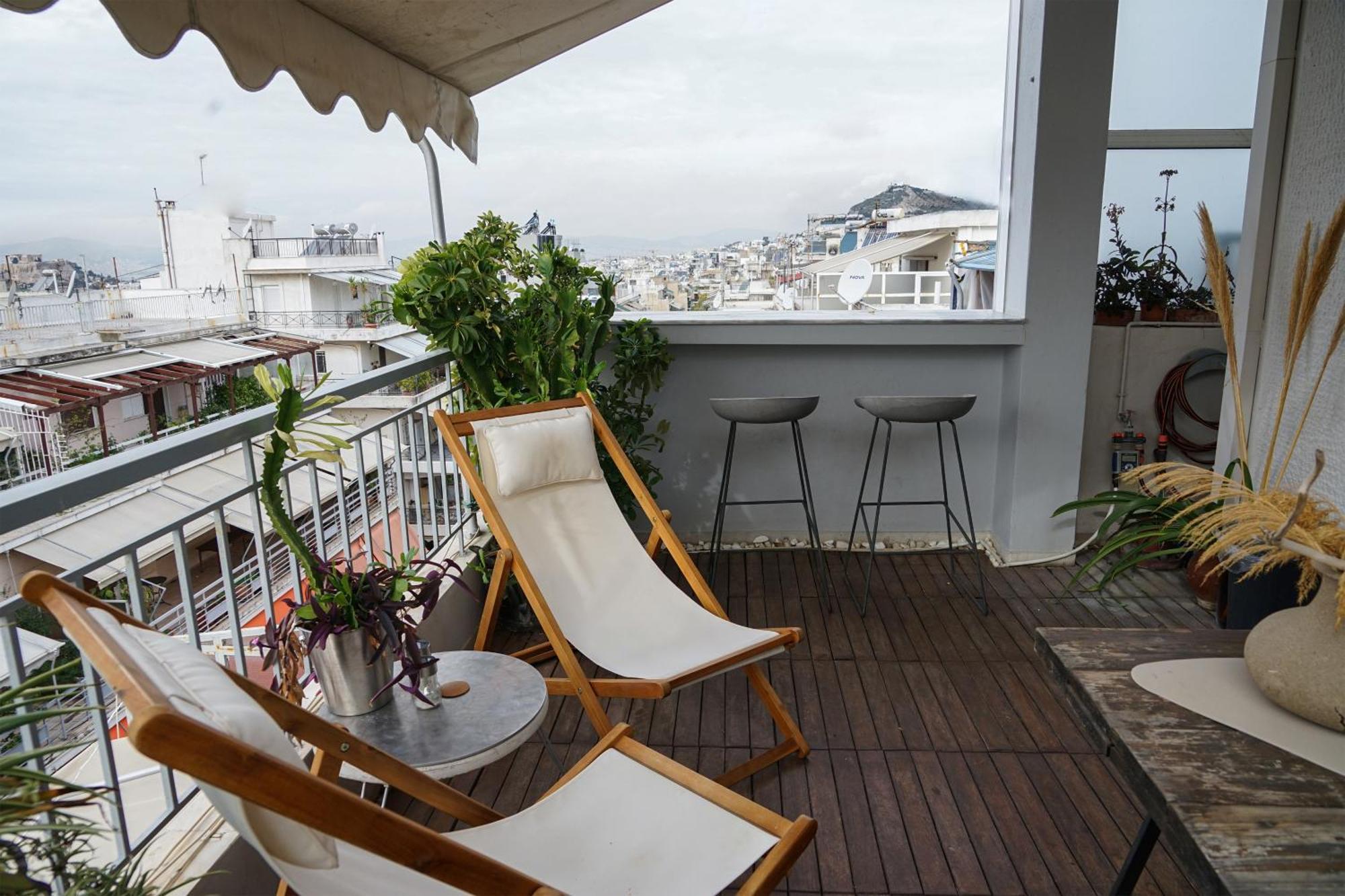 Small & Cozy With Acropolis & Lycabettus View Athens Exterior photo